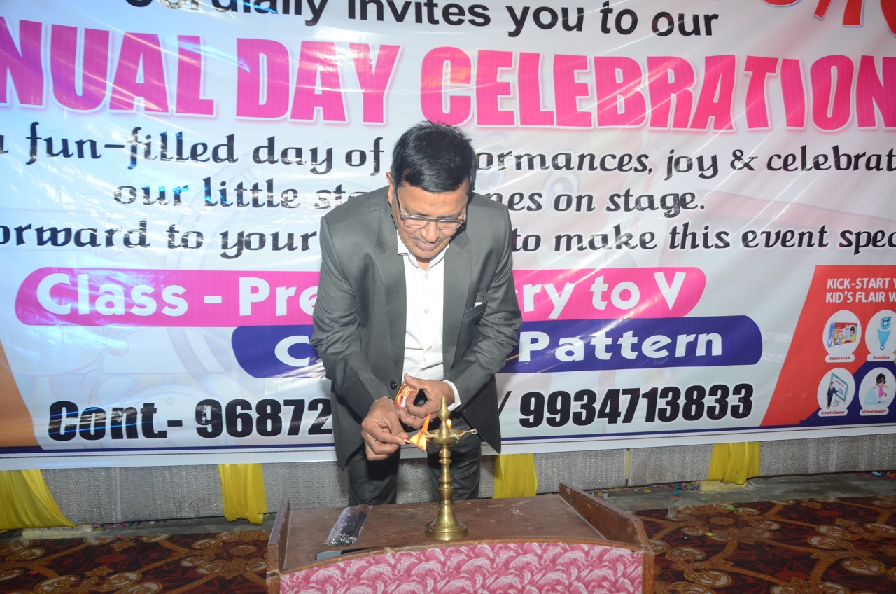 Students at Lakshmi Nand Public School Gopalganj engaged in interactive learning